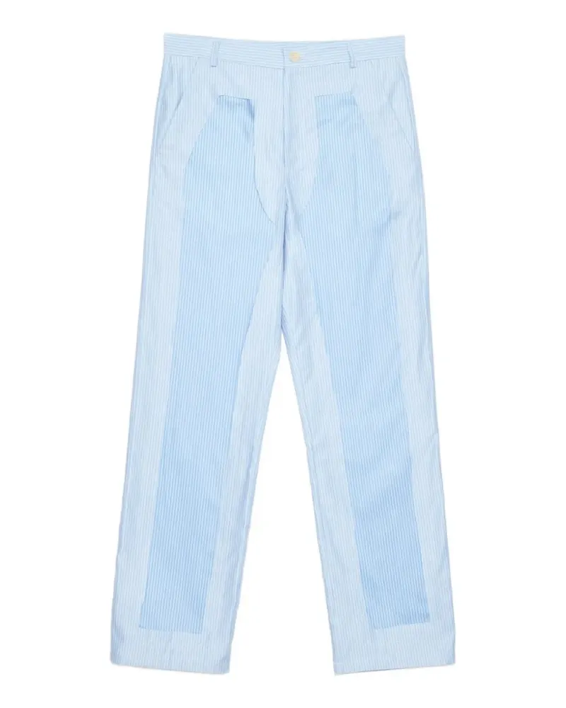 Edward Cuming layered panelled trousers - Blau Blau