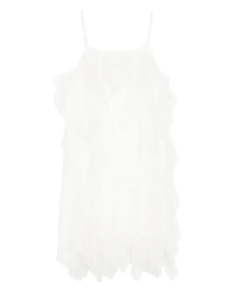 Tout a Coup Ärmelloses Kleid - Weiß Weiß