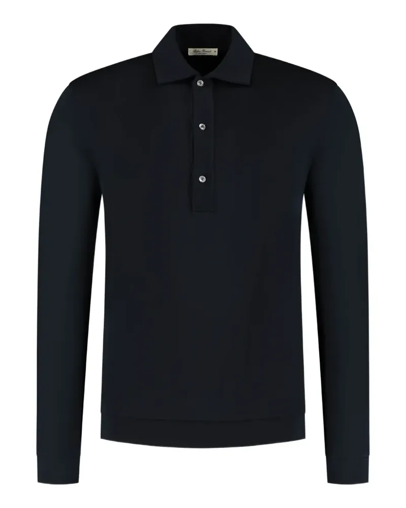 Stefan Brandt Lim 3B LA FR 30 long-sleeve polo shirt - Blau Blau