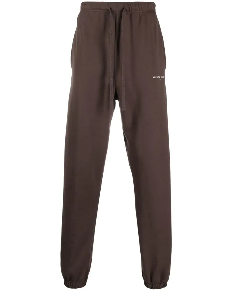 IH NOM UH NIT Jogginghose mit Logo-Print - Braun Braun