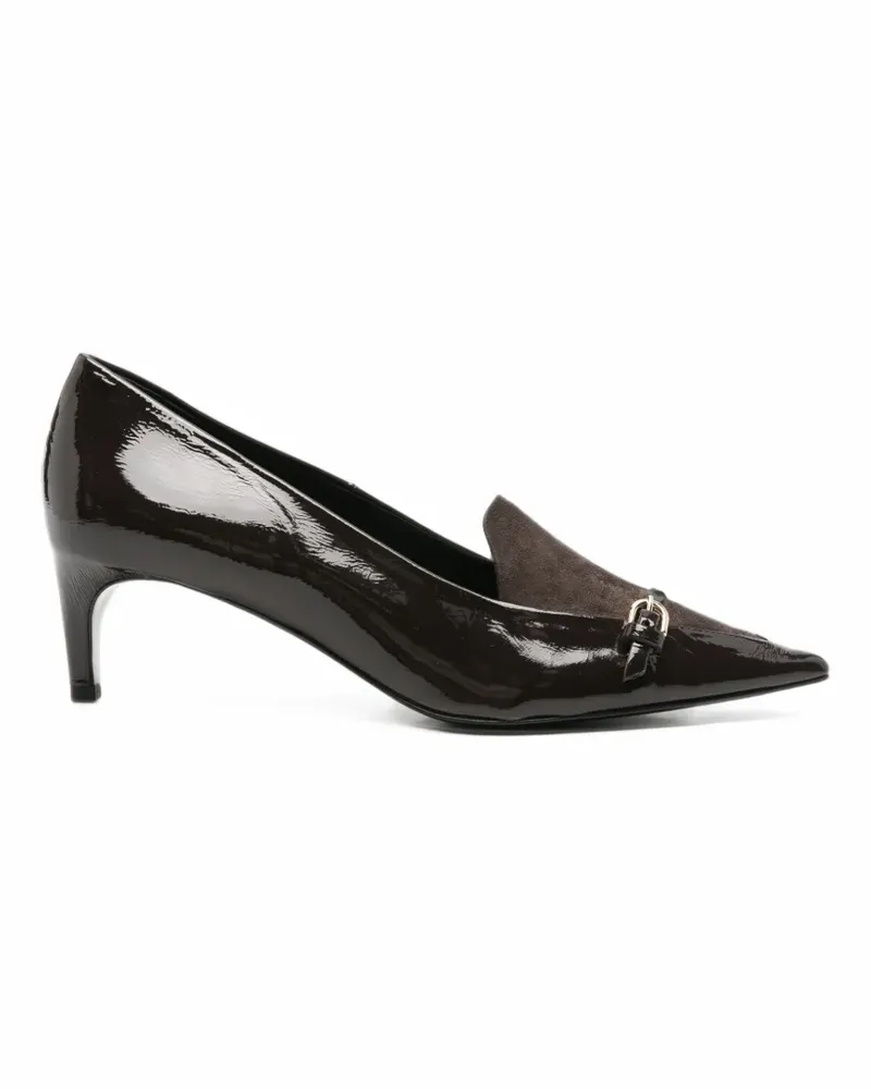Roberto del Carlo Pumps mit Schnalle - Braun Braun
