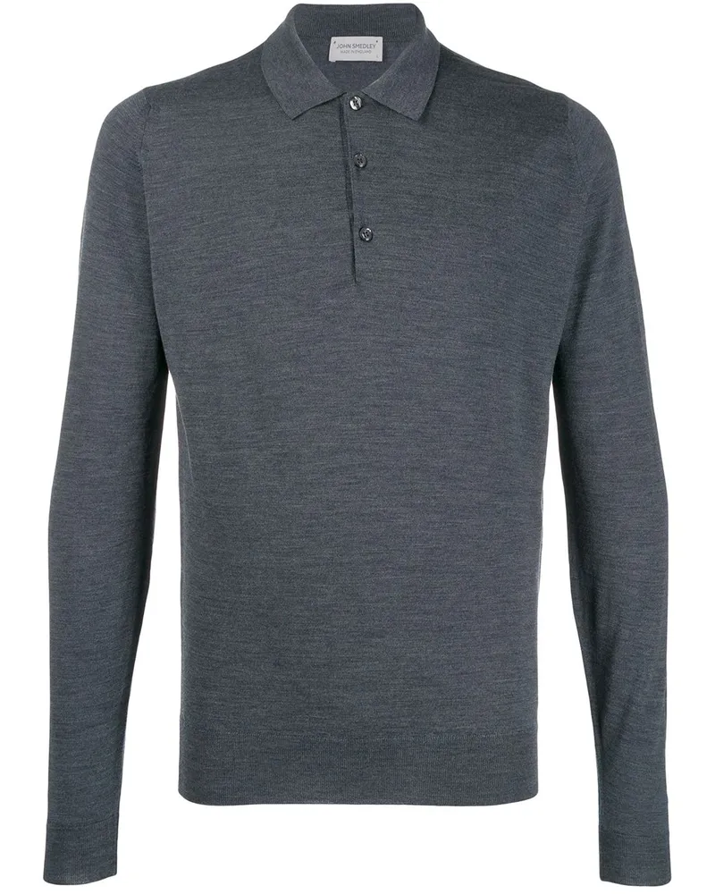 John Smedley Belper' Hemd - Grau Grau