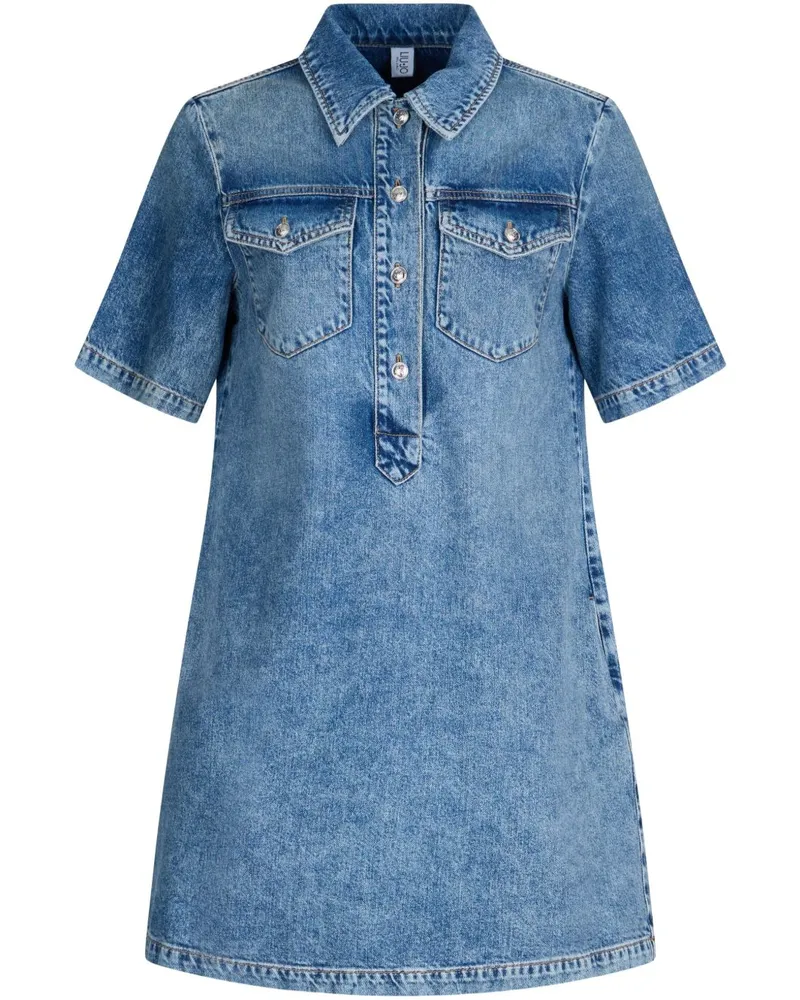 Liu Jo Klassisches Jeans-Minikleid - Blau Blau