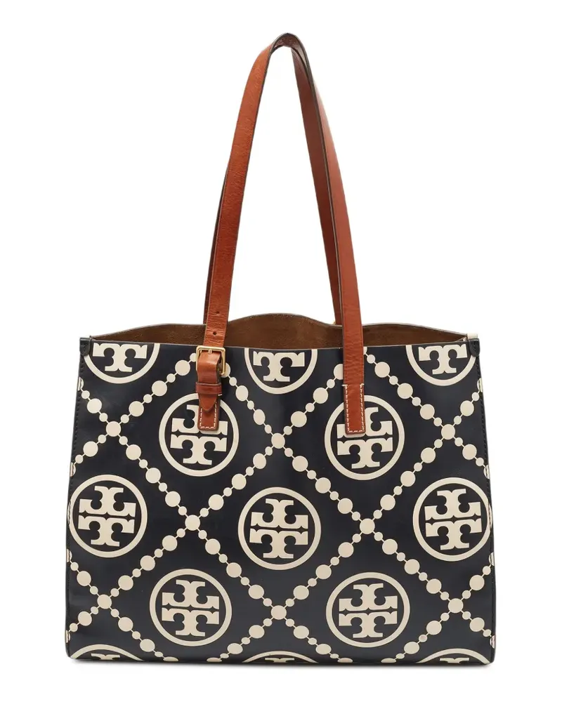 Tory Burch Tote Bag mit T-Monogramm - Schwarz Schwarz
