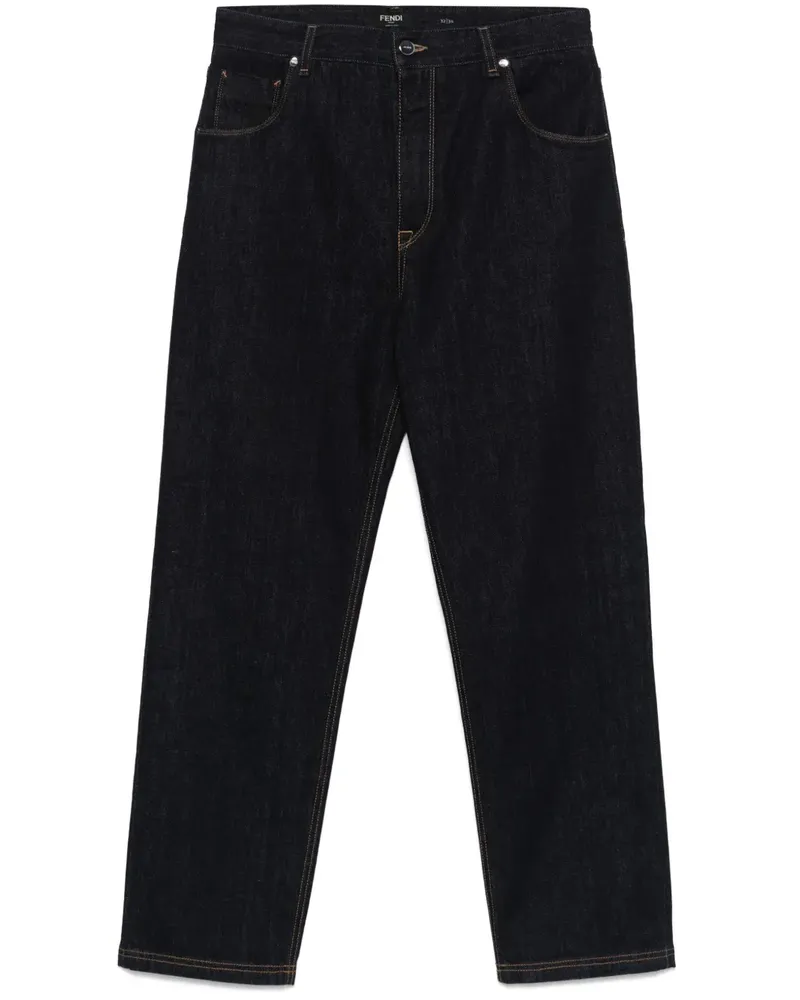 Fendi Jeans mit geradem Bein - Blau Blau