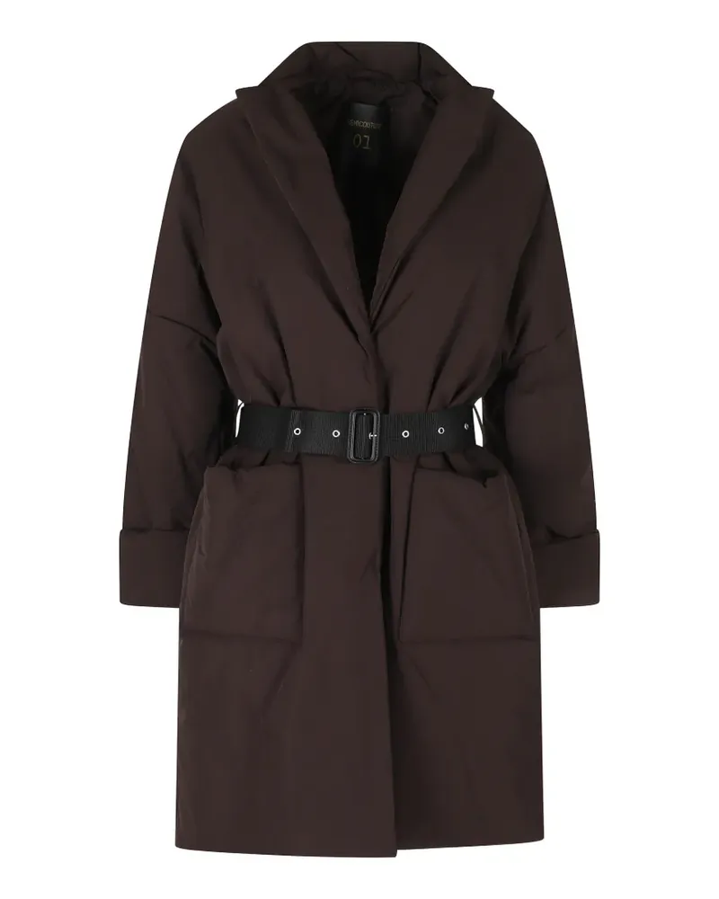 Semicouture Fay belted padded jacket - Braun Braun