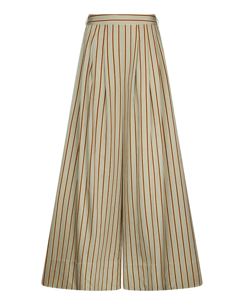 Liu Jo striped trousers - Grün Grün