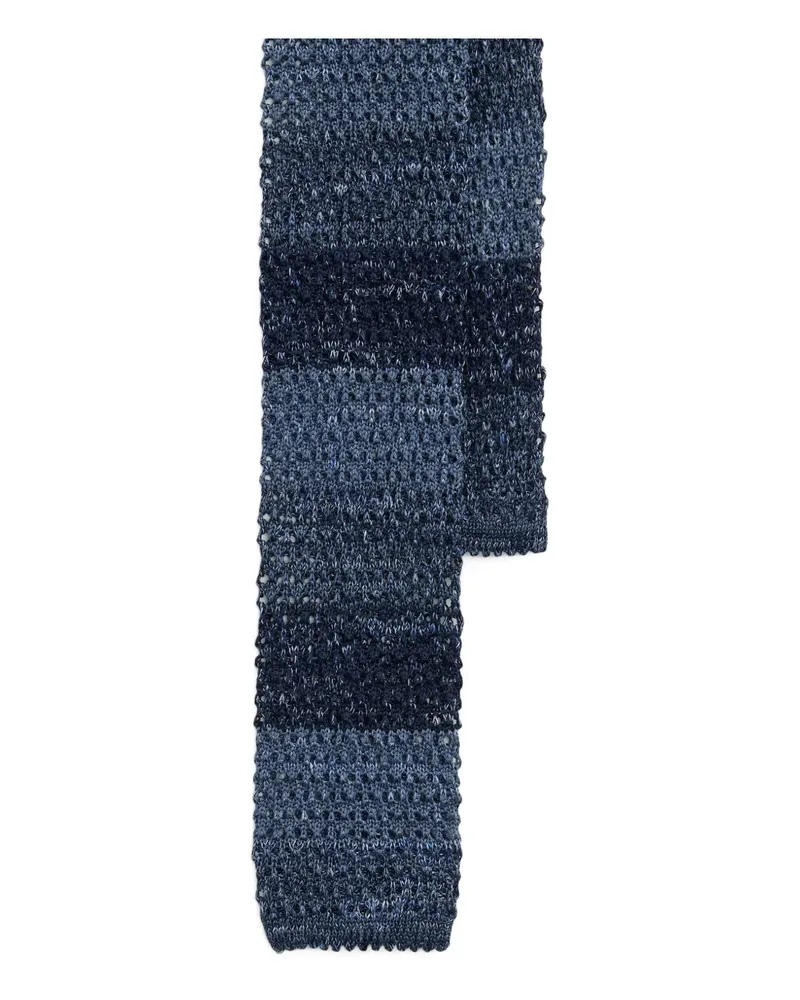 Ralph Lauren Strukturierte Strickkrawatte - Blau Blau