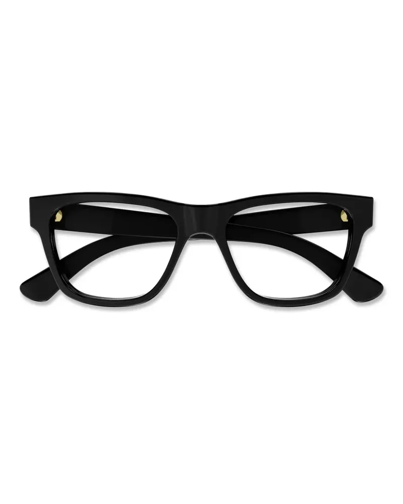 Gucci Brille mit eckigem Gestell - Schwarz Schwarz