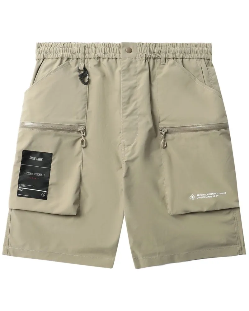 Izzue Halbhohe Cargo-Shorts Nude