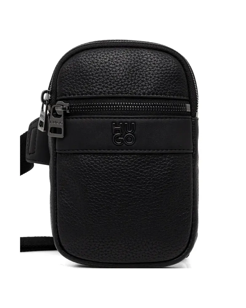 HUGO BOSS logo-plaque shoulder bag - Schwarz Schwarz