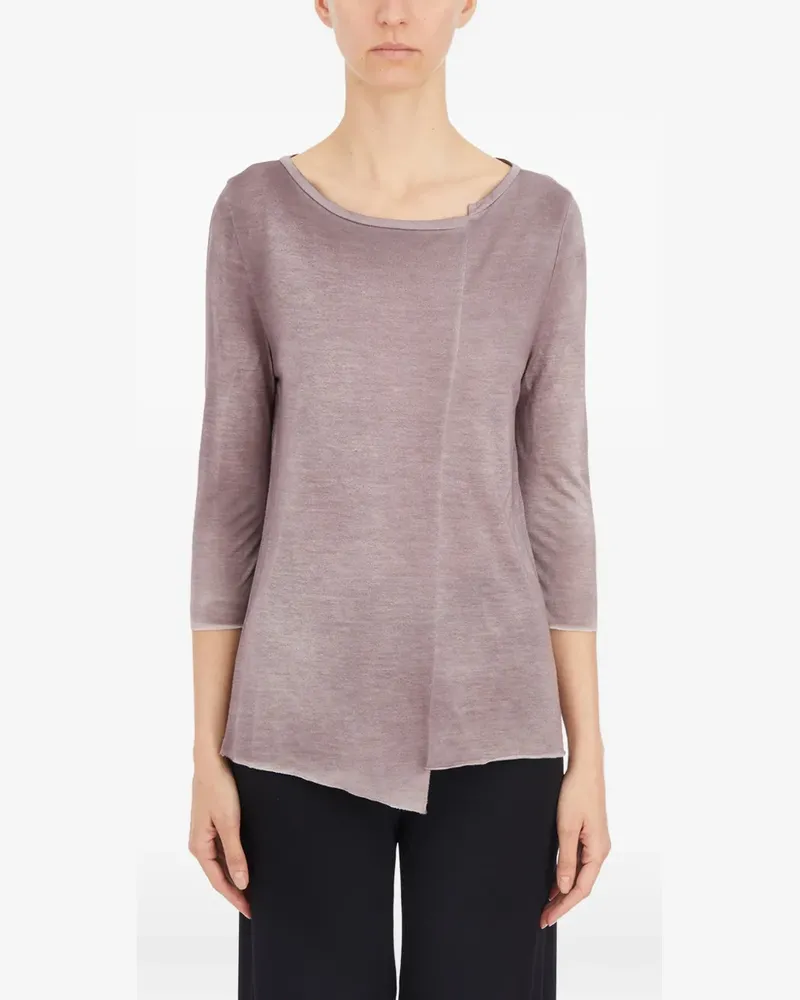 Avant Toi crew-neck T-shirt - Violett Violett