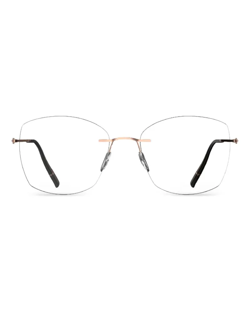 Silhouette geometric-frame glasses - Rosa Rosa