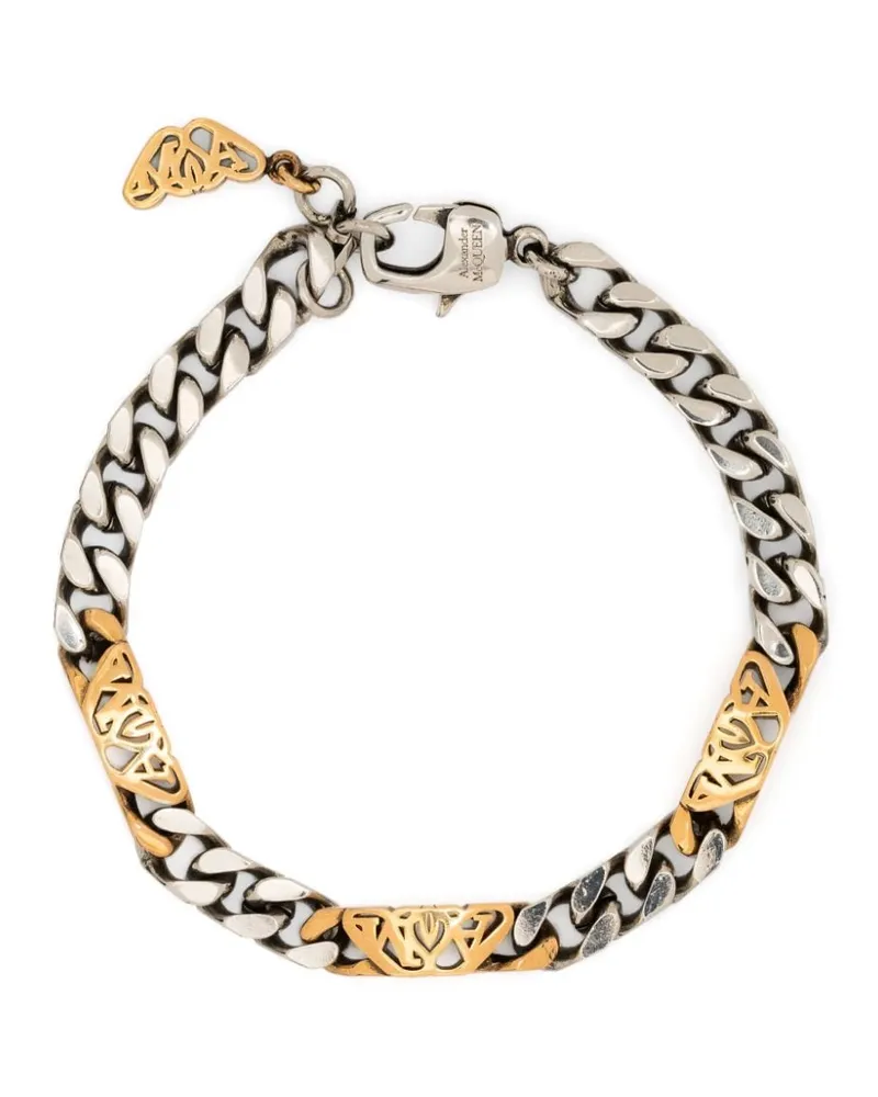 Alexander McQueen Seal Armband - Silber Silber