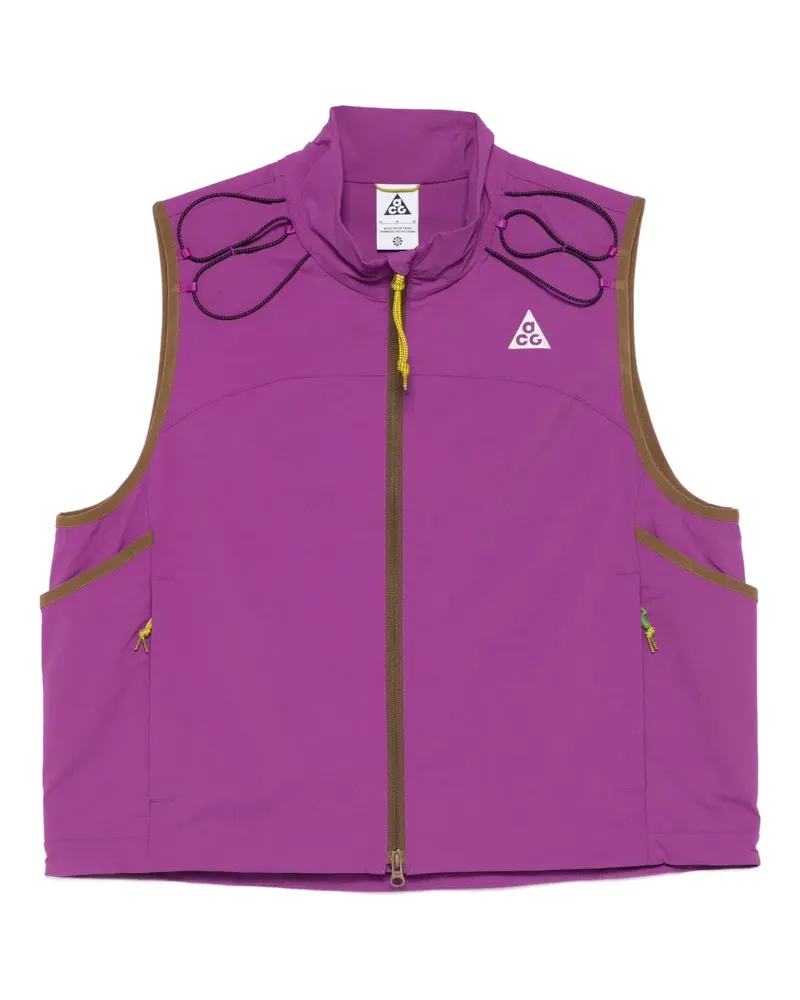 Nike ACG Death Bloom zip sleeveless jacket - Violett Violett