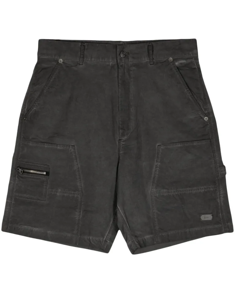 Izzue Cargo-Shorts mit ausgeblichenem Effekt Grau