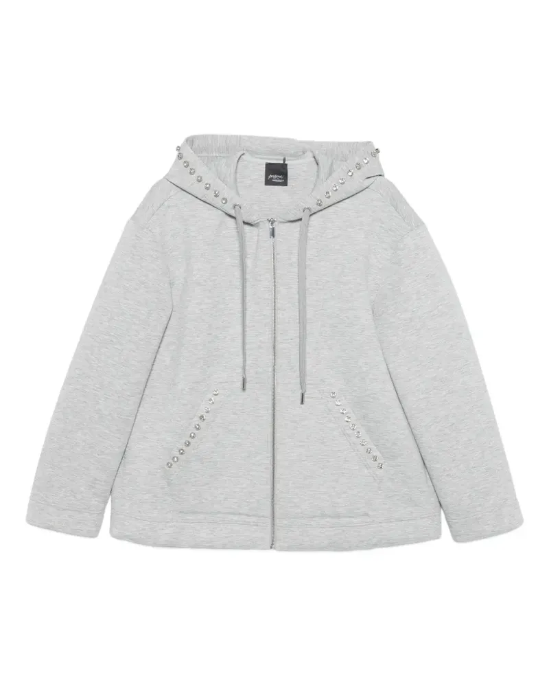 Marina Rinaldi Jacke mit Kapuze - Grau Grau