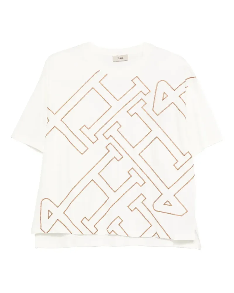Herno graphic T-shirt - Nude Nude