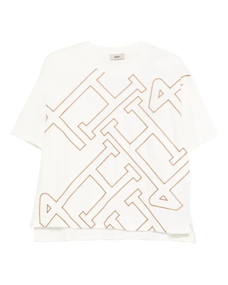 Herno graphic T-shirt - Nude Nude