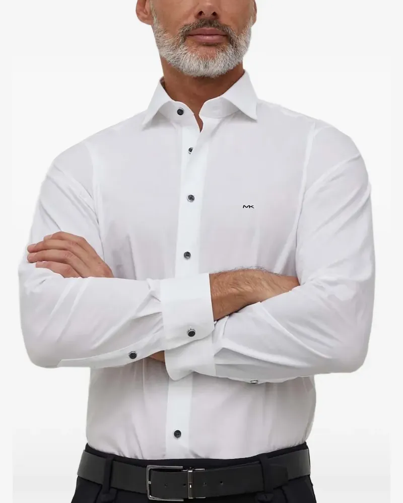 Michael Kors logo-detail shirt - Weiß Weiß