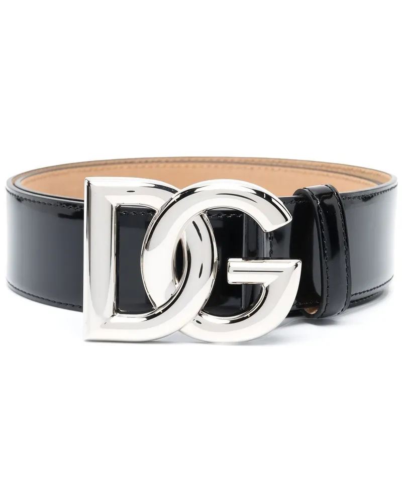 Dolce & Gabbana Gürtel aus Leder - Schwarz Schwarz
