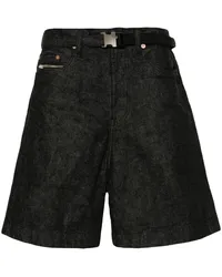 Sacai Jeans-Shorts Schwarz