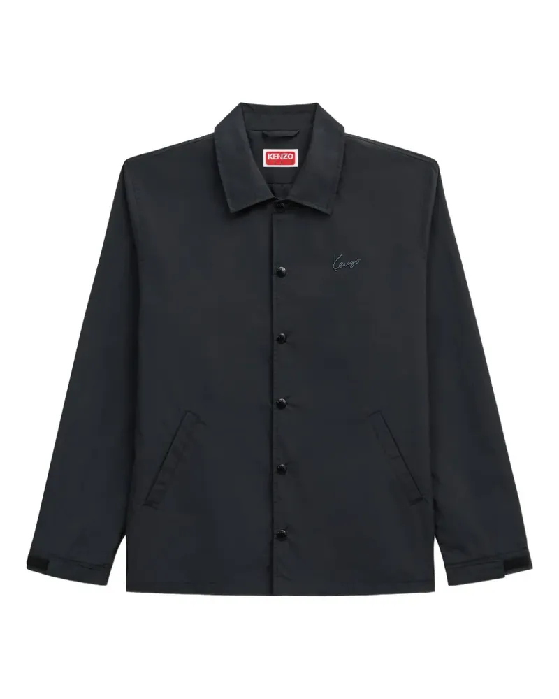 Kenzo Signature shirt jacket - Schwarz Schwarz