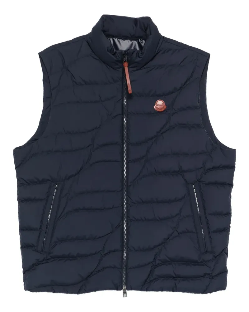 Moncler Gesteppte Wuzhui Weste - Blau Blau