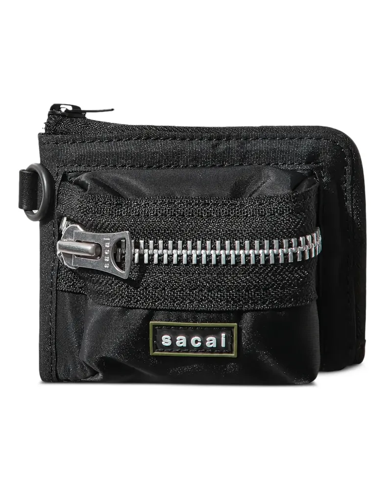 Sacai pocket fragment case - Schwarz Schwarz