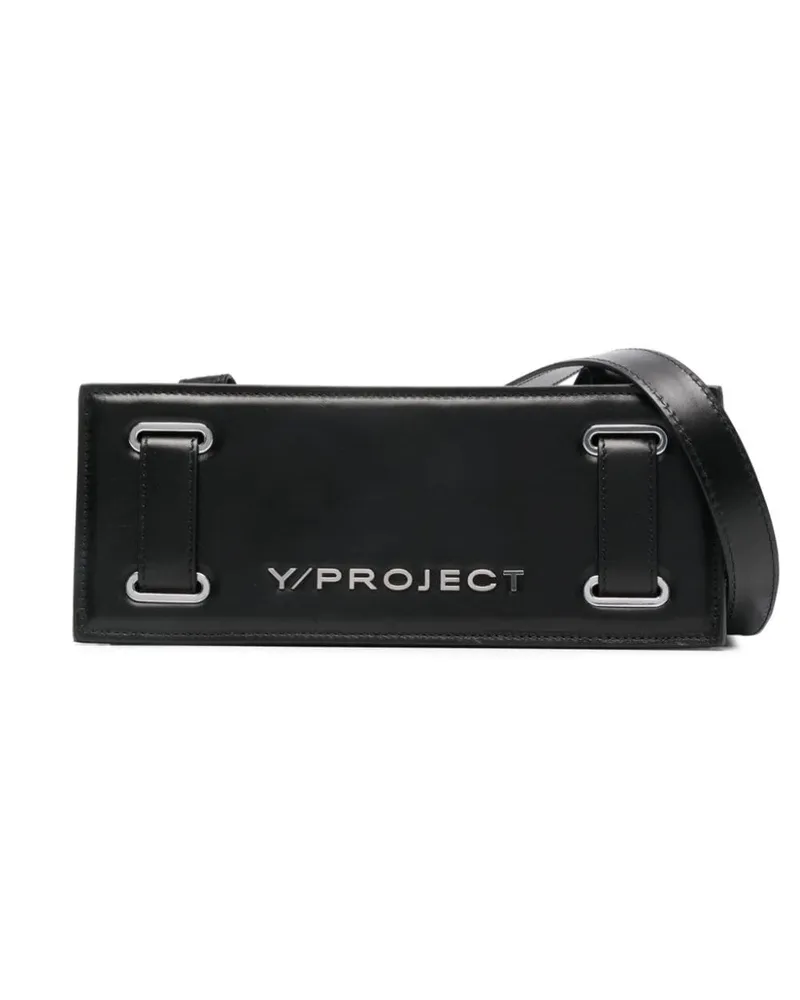 Y/PROJECT Mini Accordion Schultertasche Schwarz