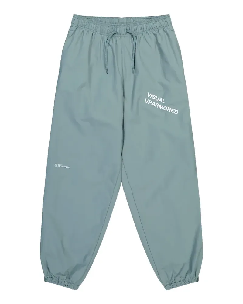 WTAPS SPST2001 logo-print track pants - Grau Grau