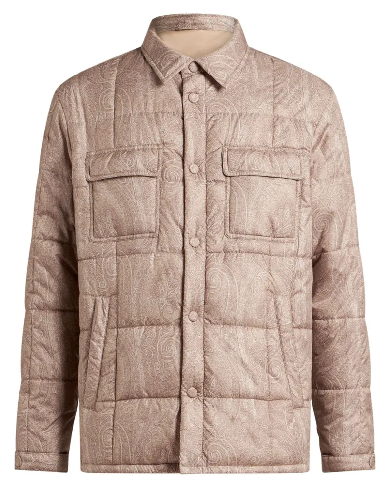 Etro Gesteppte Hemdjacke - Nude Nude