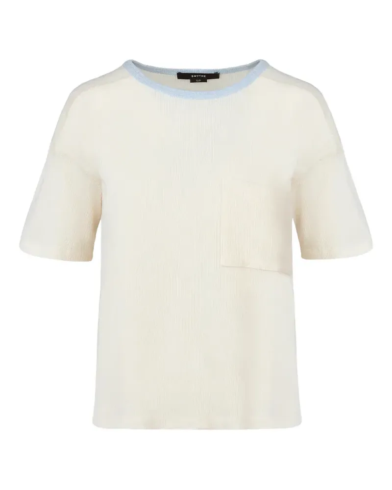 Smythe pocket-detail ribbed T-shirt - Nude Nude