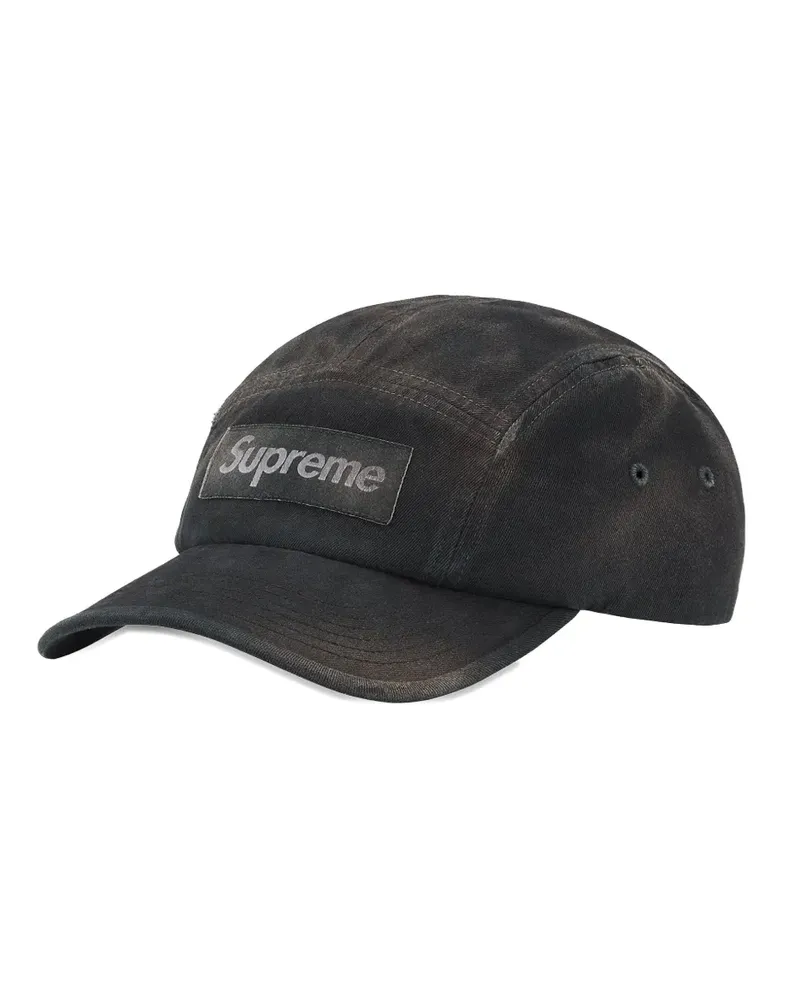 Supreme Being Überfärbte Camp Baseballkappe - Schwarz Schwarz