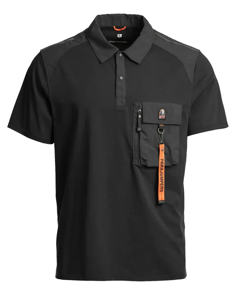 Parajumpers Rescue Poloshirt - Schwarz Schwarz