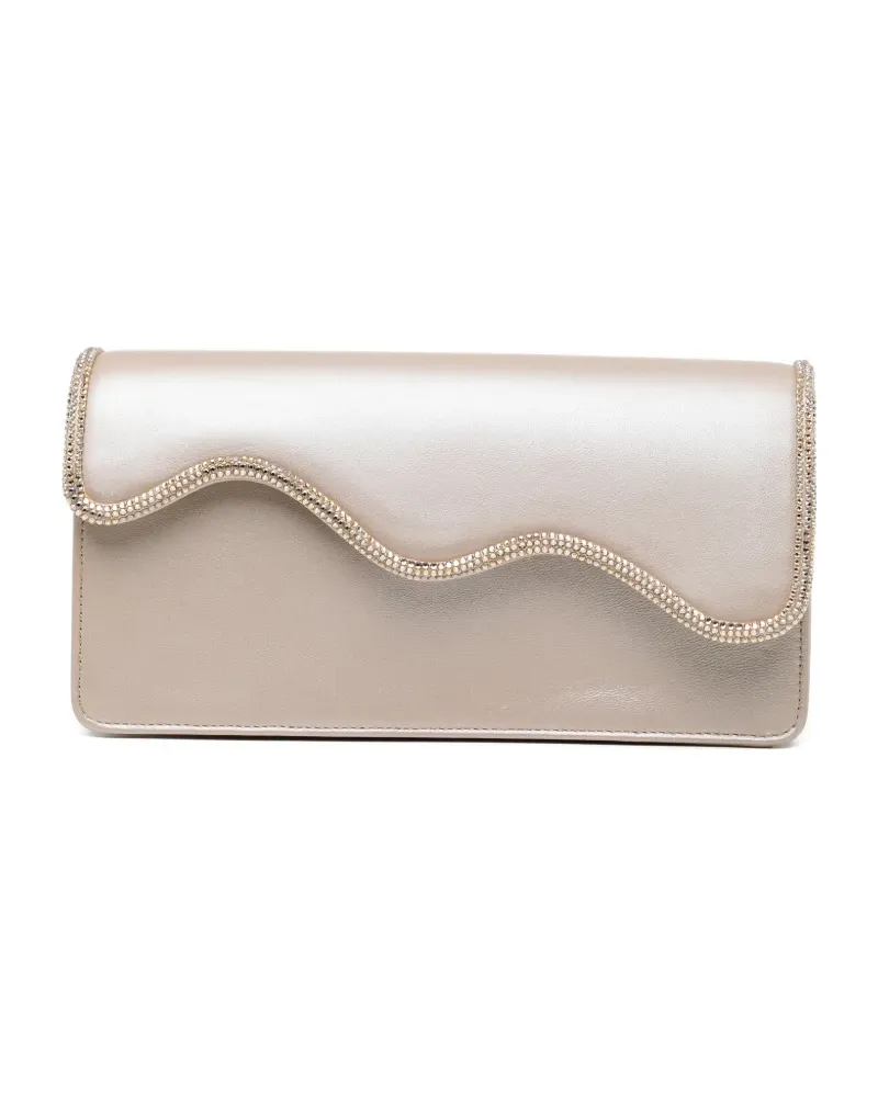 René Caovilla Onda clutch bag - Nude Nude