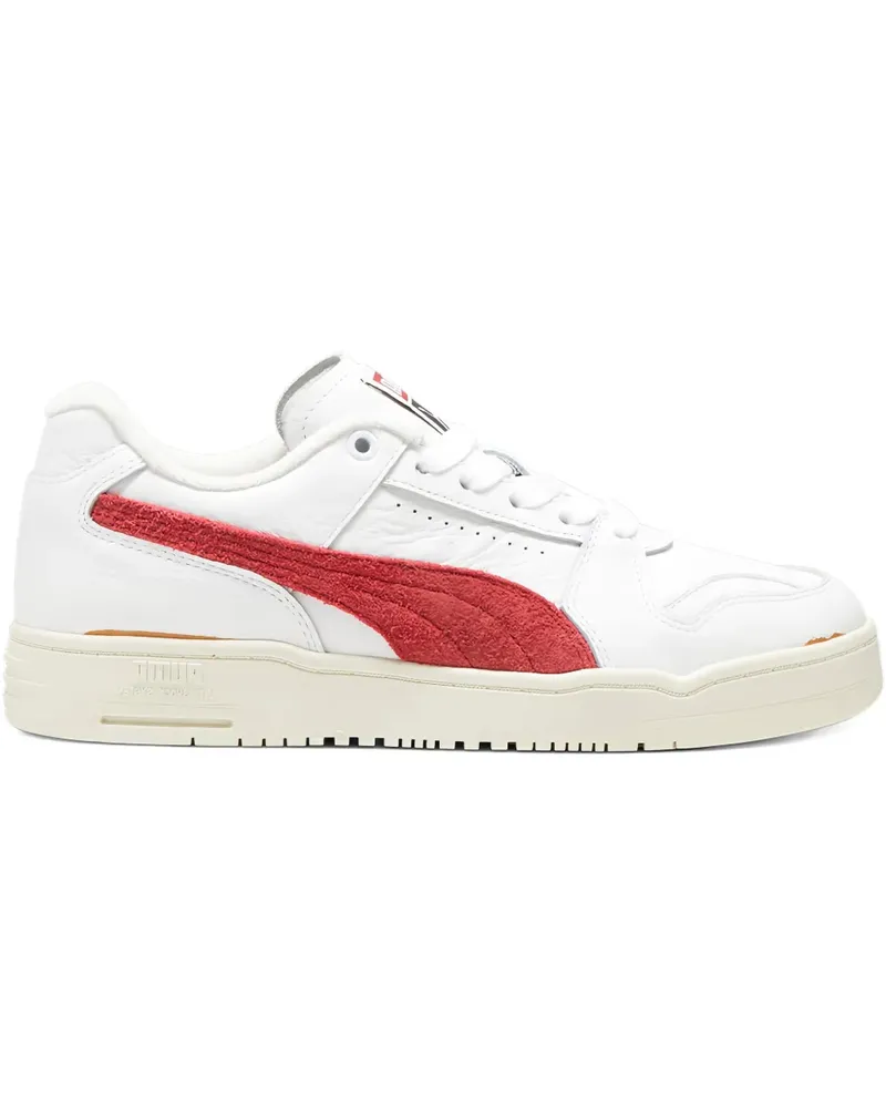 Puma Slipstream Neverworn III  "White/Club Red/Warm White" Sneakers - Weiß Weiß