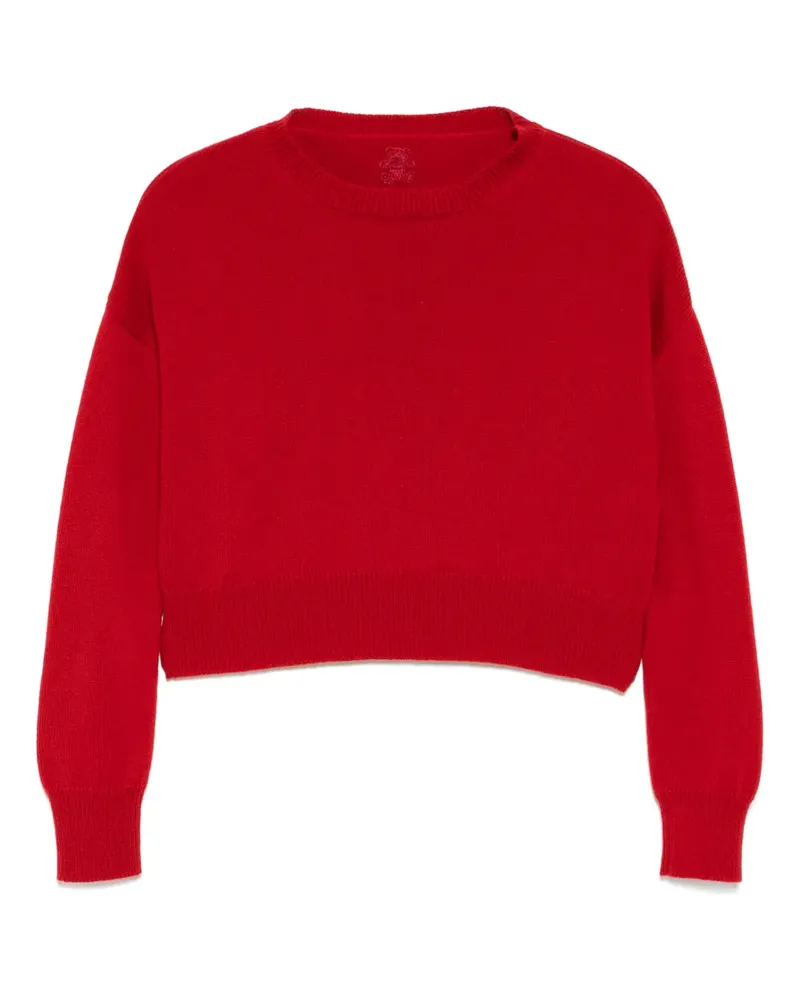 Teddy Cashmere Genova Pullover - Rot Rot