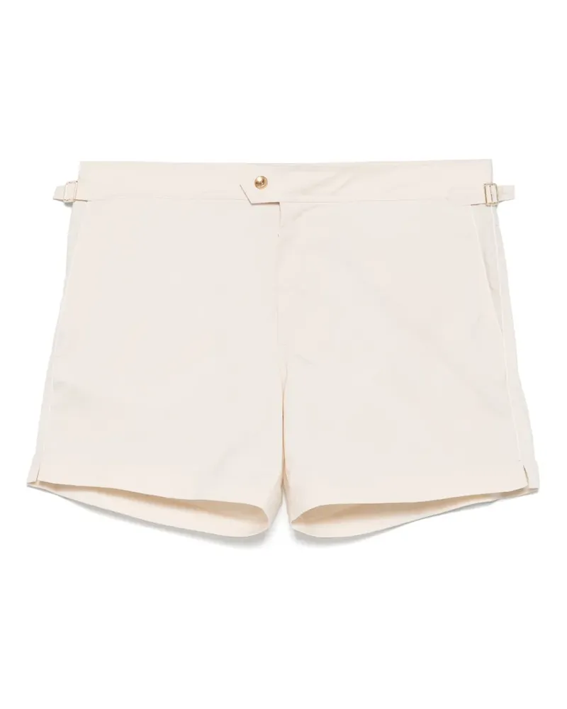 Tom Ford Badeshorts mit Gürtel - Nude Nude