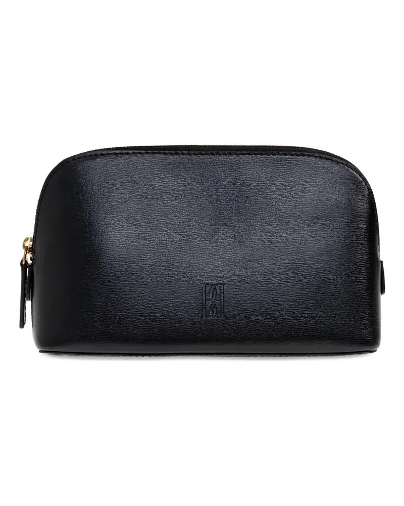 By Malene Birger Aya zipped make-up bag - Schwarz Schwarz