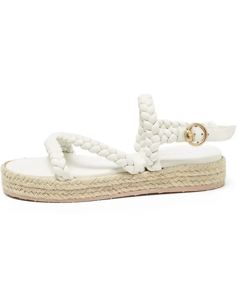 Gianvito Rossi Pre-owned Espadrilles mit geflochtenem Riemen - Weiß Weiß