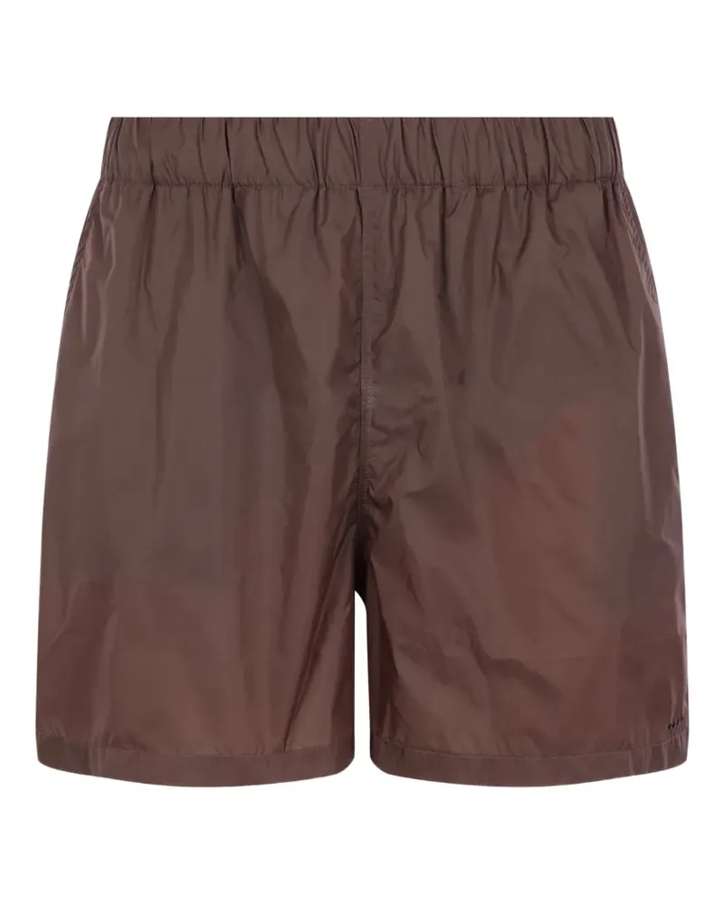 Hevò Torreguaceto drawstring swim shorts - Braun Braun