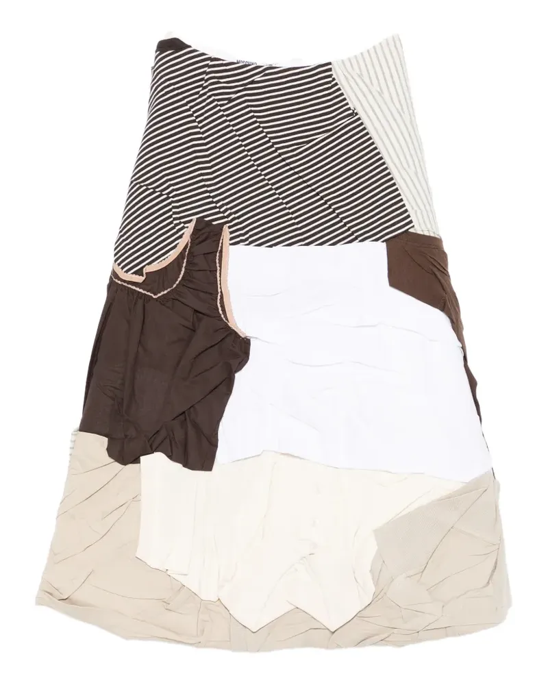 Moschino patchwork midi skirt - Nude Nude
