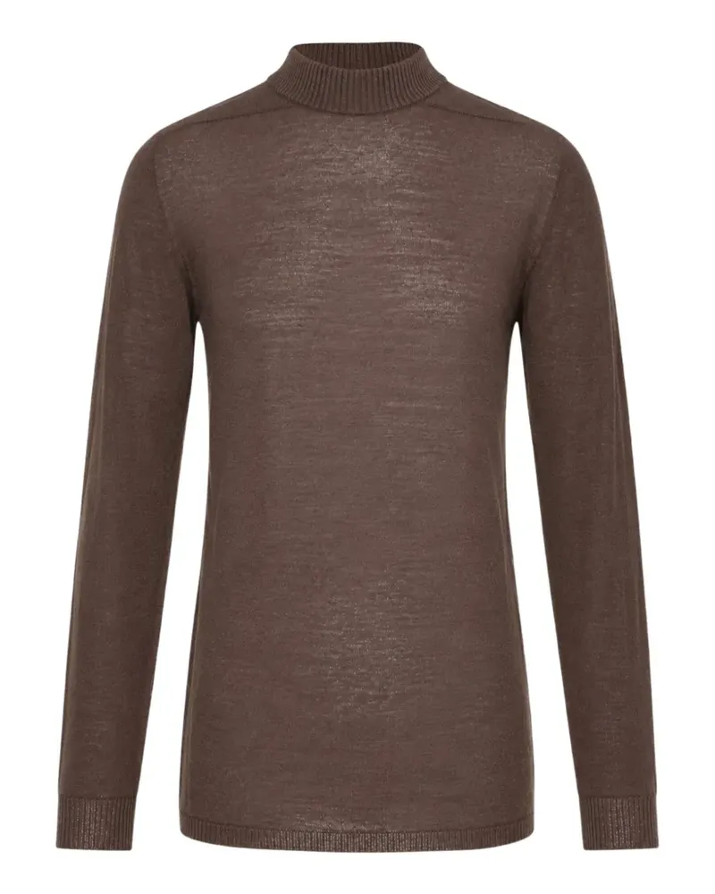 Rick Owens Gerippter Pullover - Braun Braun