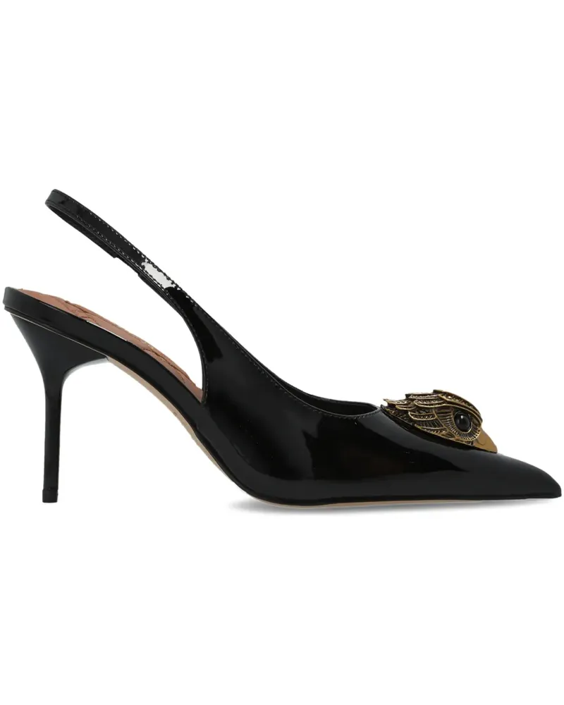 Kurt Geiger Large Eagle Sling Pumps 85mm - Schwarz Schwarz