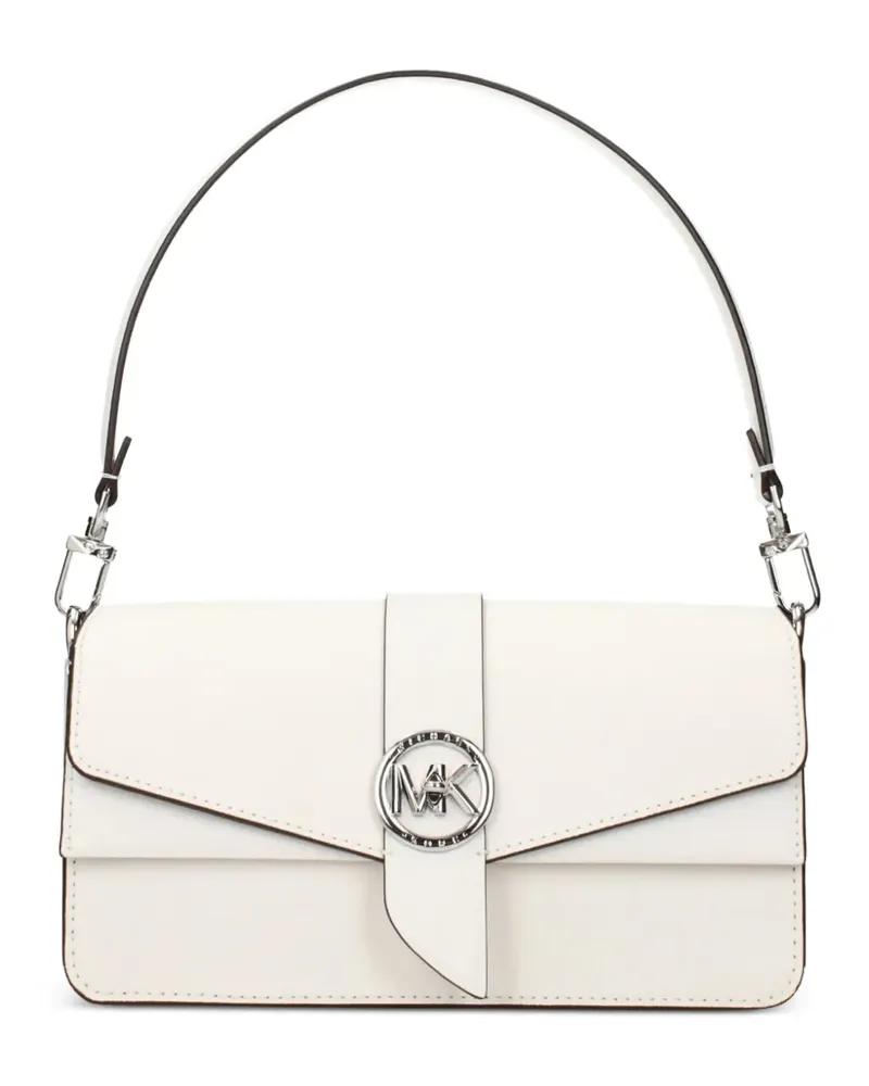 Michael Kors Bradshaw logo-plaque shoulder bag - Weiß Weiß