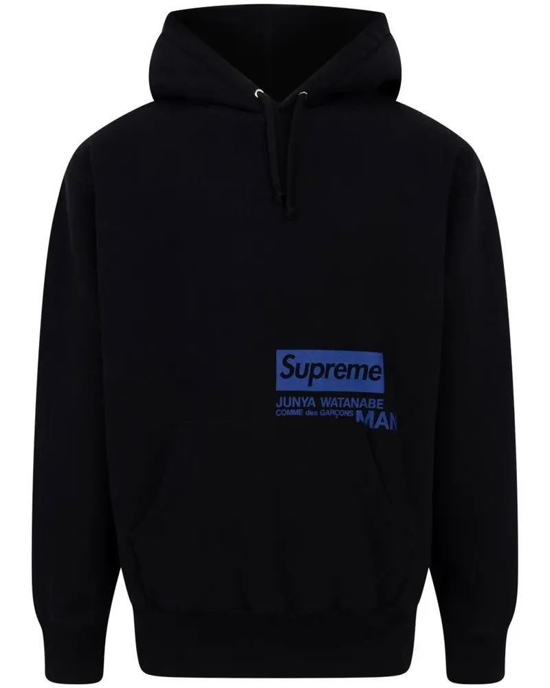 Supreme Being x Junya Watanabe Hoodie mit Logo-Print - Schwarz Schwarz