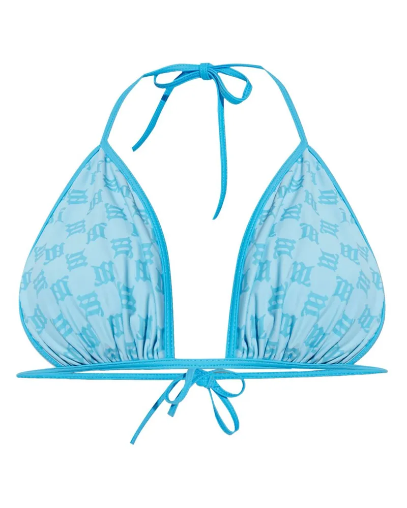 MISBHV Bikinioberteil mit Monogramm - Blau Blau