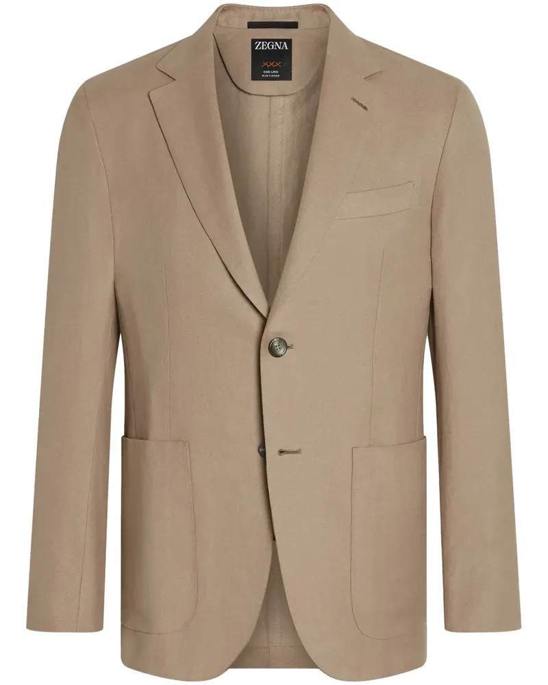 Ermenegildo Zegna Oasi Lino Sakko - Nude Nude