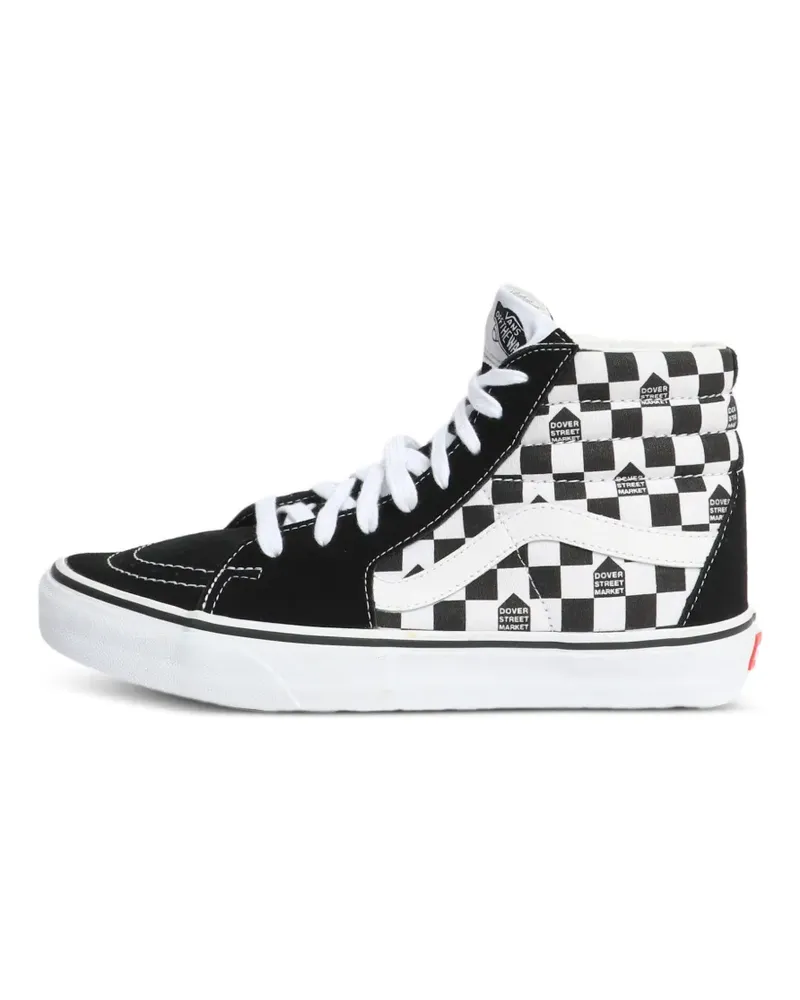 Vans Sk8-Hi DSM Sneakers mit Schachbrett - Schwarz Schwarz